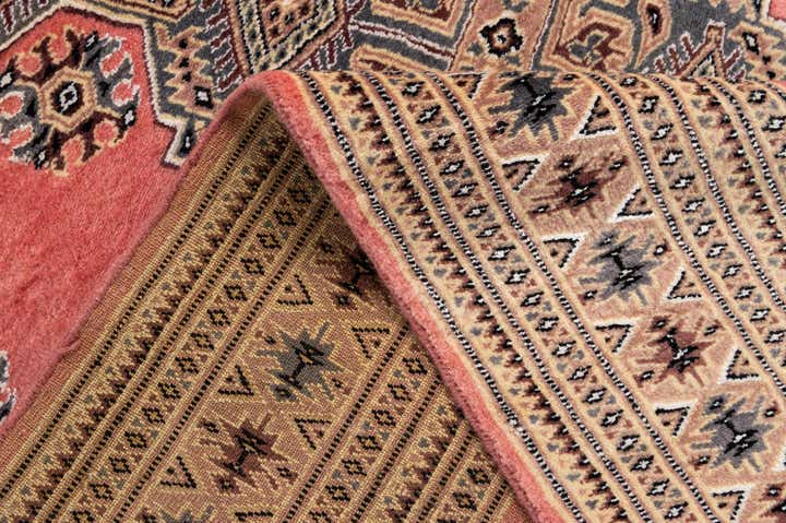 4' 3 x 6' 2 Hand Knotted Bokhara Oriental Rug