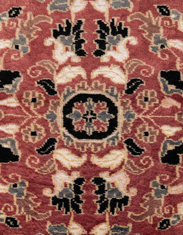 Detail image of 4' 2 x 5' 9  Hand Knotted Bokhara Oriental Rug