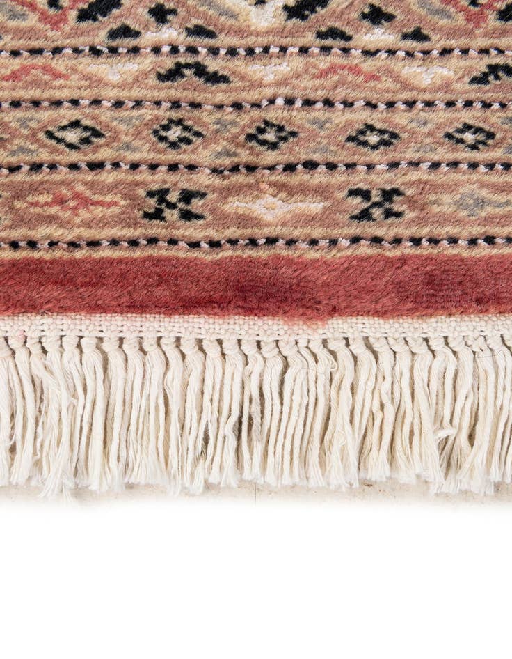 Detail image of 4' 2 x 5' 9  Hand Knotted Bokhara Oriental Rug