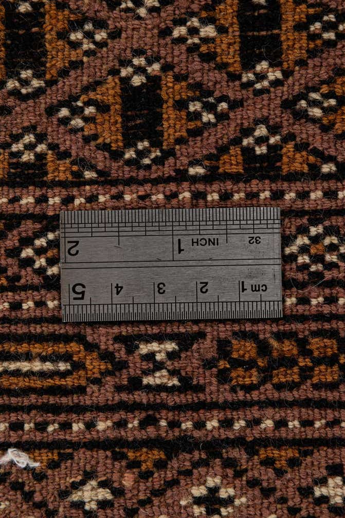 4' 3 x 6' 4 Hand Knotted Bokhara Oriental Wool Rug