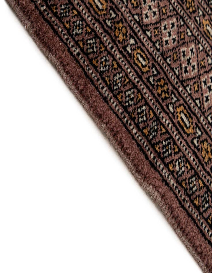 Detail image of 4' 3 x 6' 4  Hand Knotted Bokhara Oriental Wool Rug