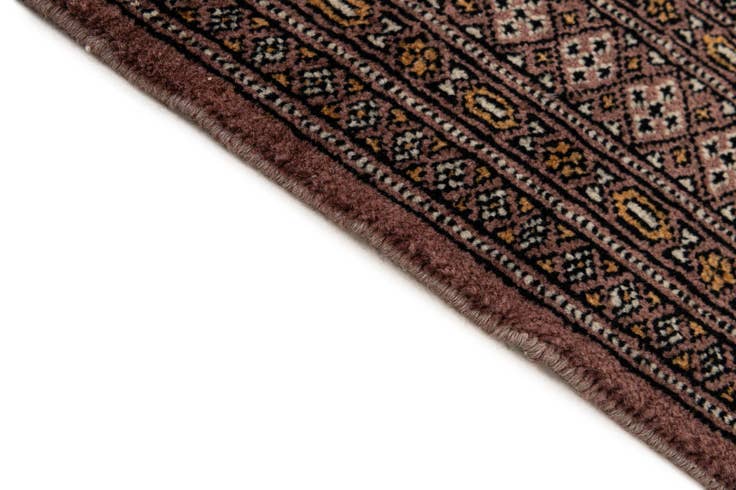 Detail image of 4' 3 x 6' 4 Hand Knotted Bokhara Oriental Wool Rug