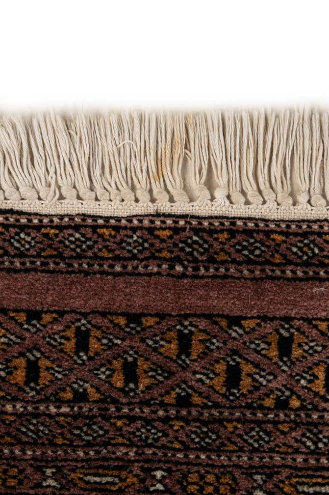 4' 3 x 6' 4 Hand Knotted Bokhara Oriental Wool Rug