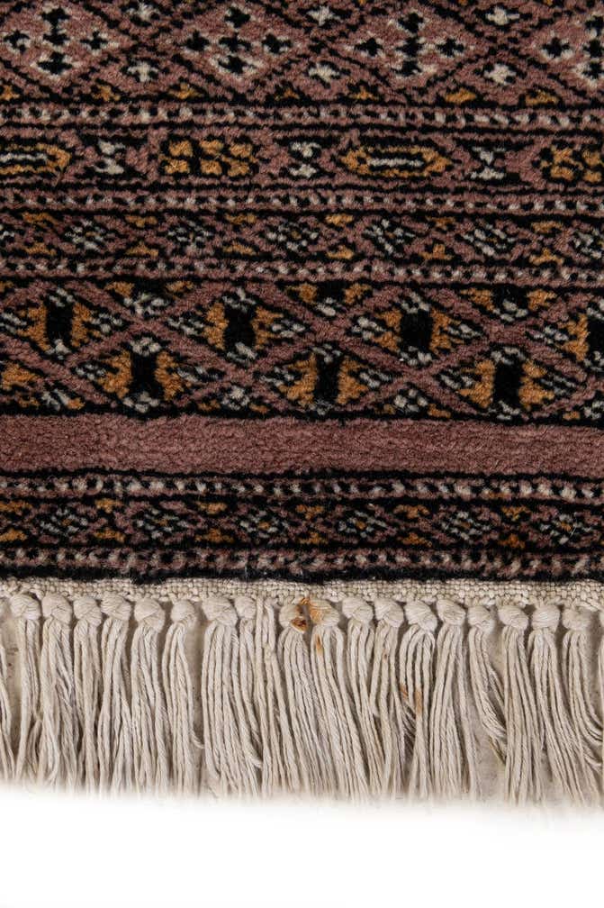 4' 3 x 6' 4 Hand Knotted Bokhara Oriental Wool Rug