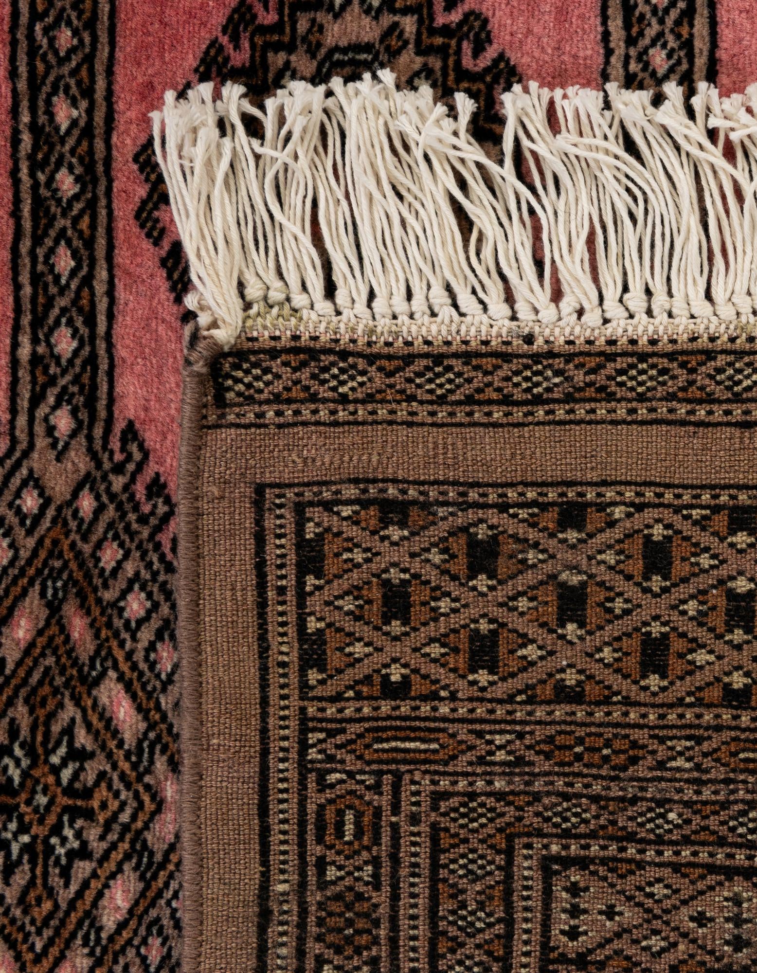 4' 2 x 6' 1 Hand Knotted Bokhara Oriental Wool Rug