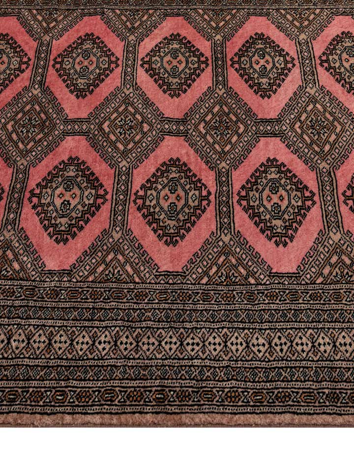 4' 2 x 6' 1 Hand Knotted Bokhara Oriental Wool Rug