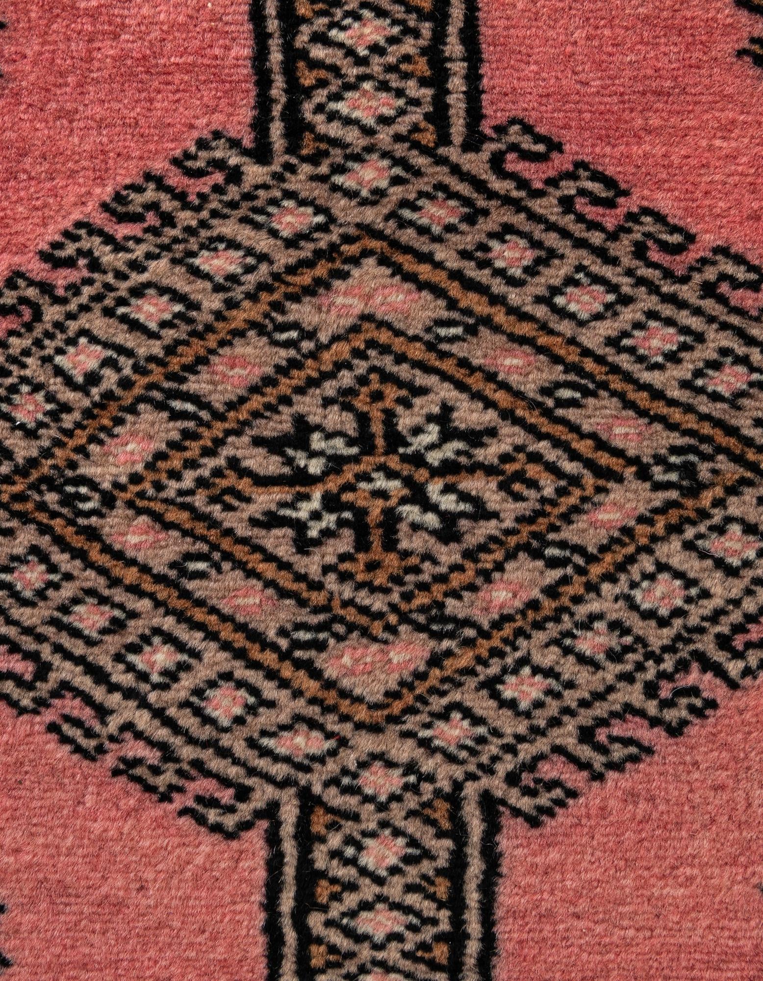4' 2 x 6' 1 Hand Knotted Bokhara Oriental Wool Rug
