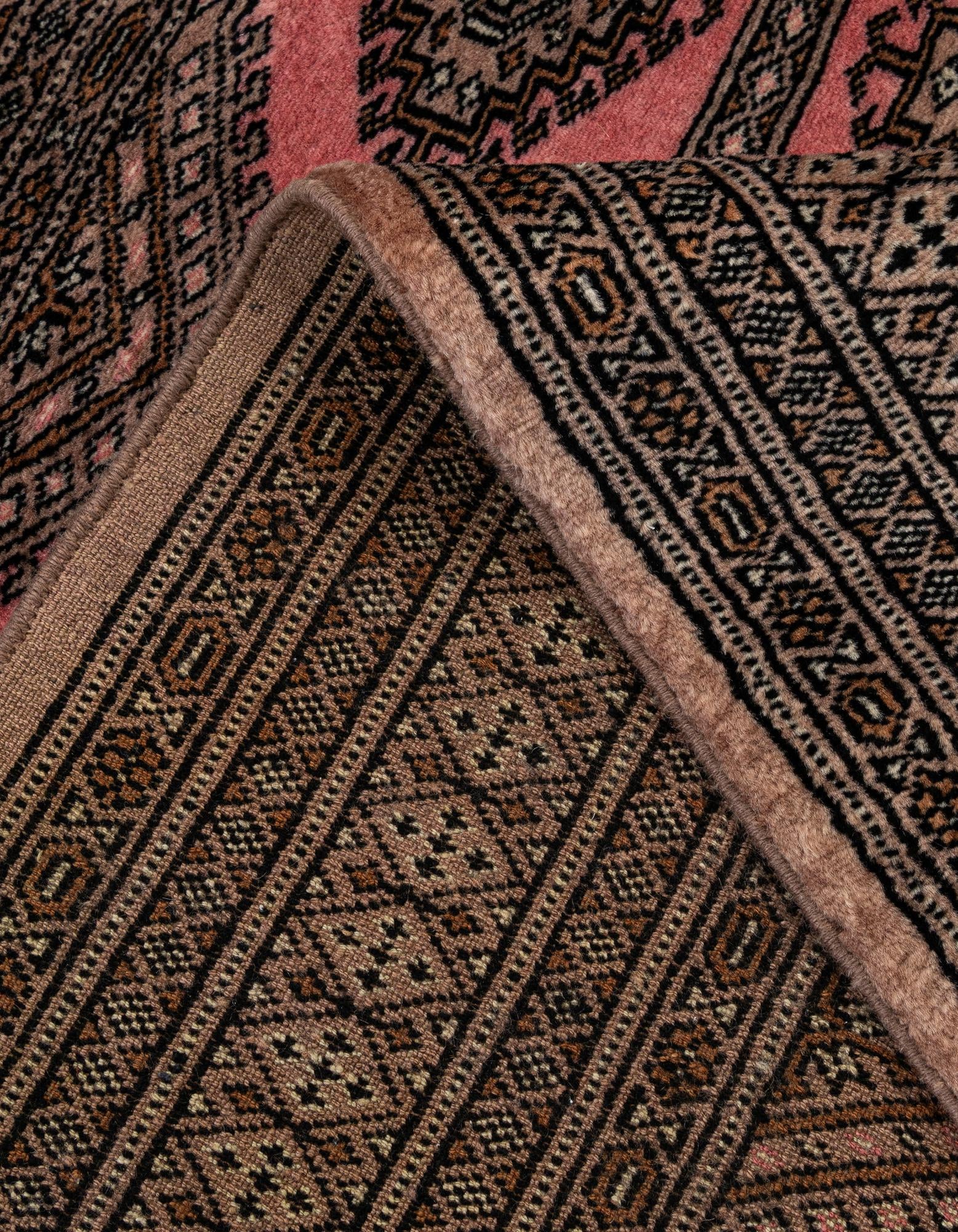 4' 2 x 6' 1 Hand Knotted Bokhara Oriental Wool Rug