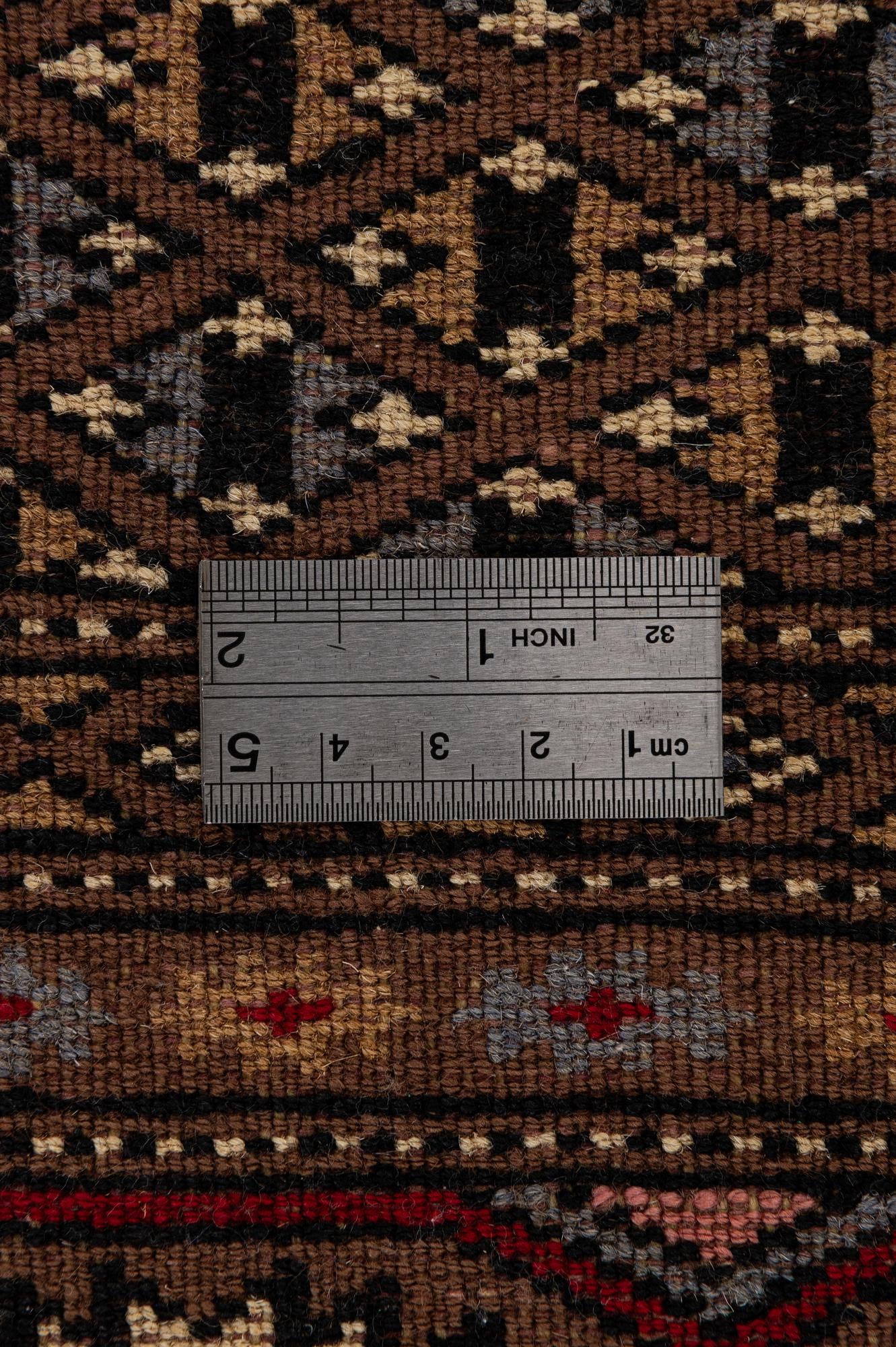 4' 3 x 6' 4 Hand Knotted Bokhara Wool Rug