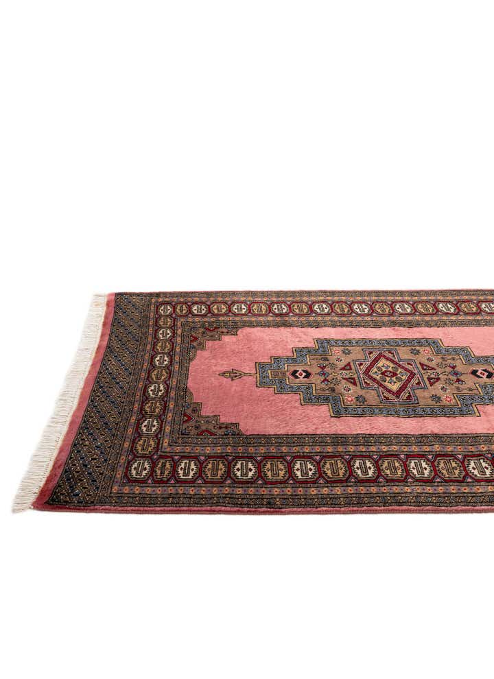 4' 3 x 6' 4 Hand Knotted Bokhara Wool Rug