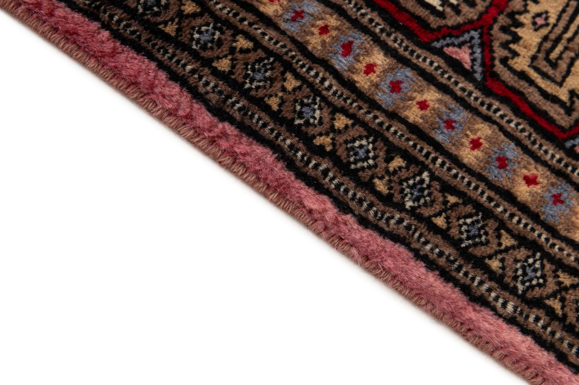 4' 3 x 6' 4 Hand Knotted Bokhara Wool Rug