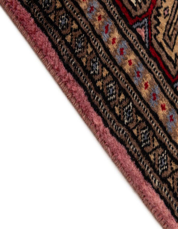 Detail image of 4' 3 x 6' 4  Hand Knotted Bokhara Wool Rug