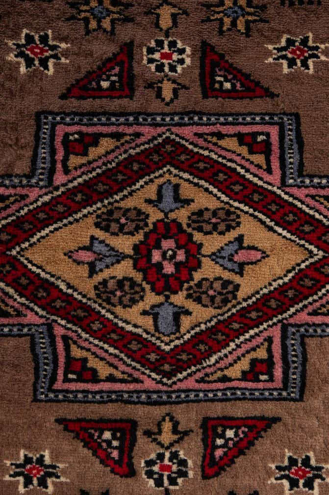 4' 3 x 6' 4 Hand Knotted Bokhara Wool Rug