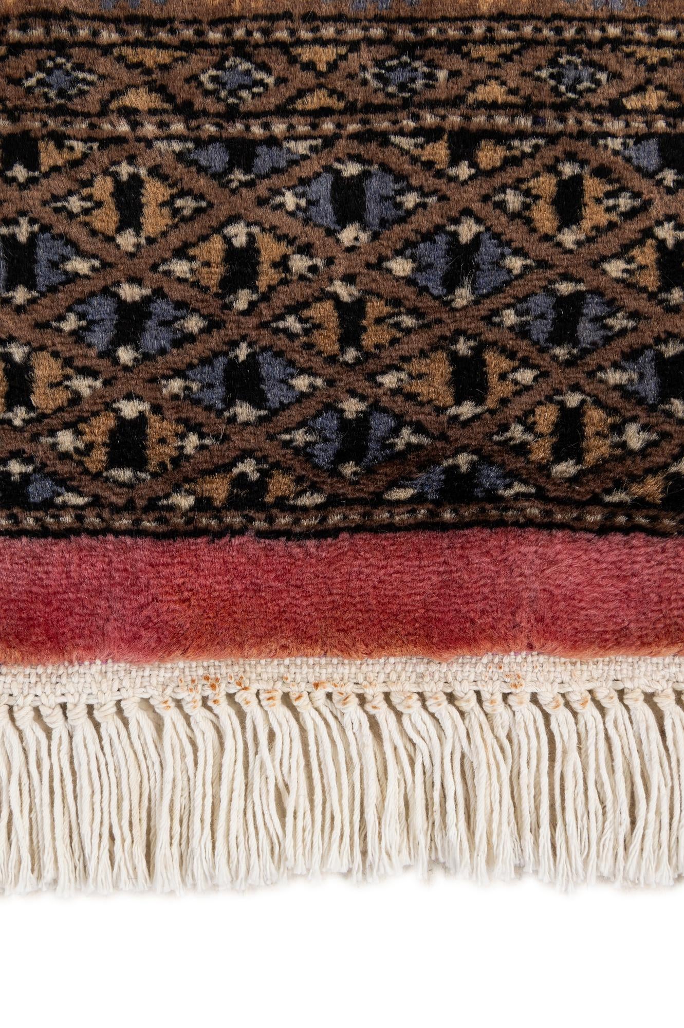 4' 3 x 6' 4 Hand Knotted Bokhara Wool Rug