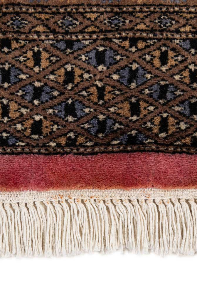 4' 3 x 6' 4 Hand Knotted Bokhara Wool Rug