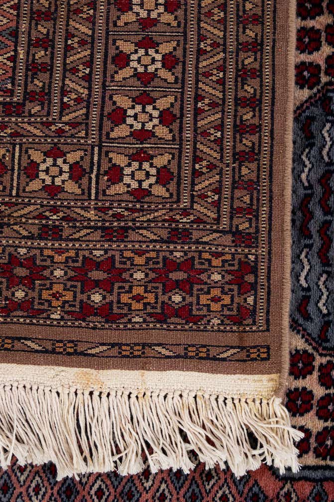 4' 3 x 6' 2 Hand Knotted Bokhara Wool Rug