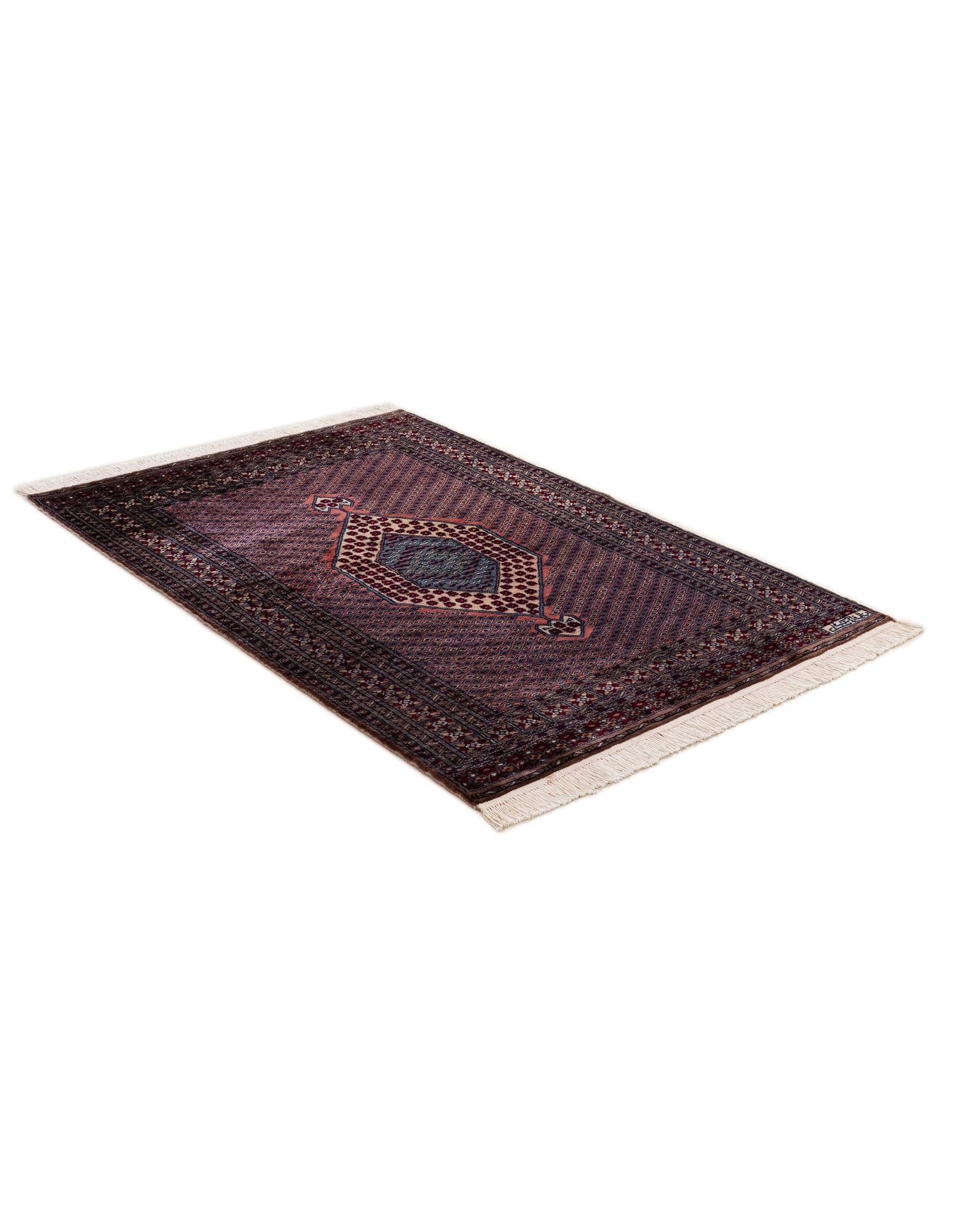 4' 3 x 6' 2 Hand Knotted Bokhara Wool Rug