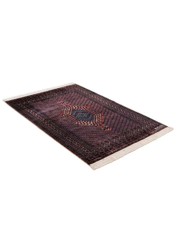 4' 3 x 6' 2 Hand Knotted Bokhara Wool Rug