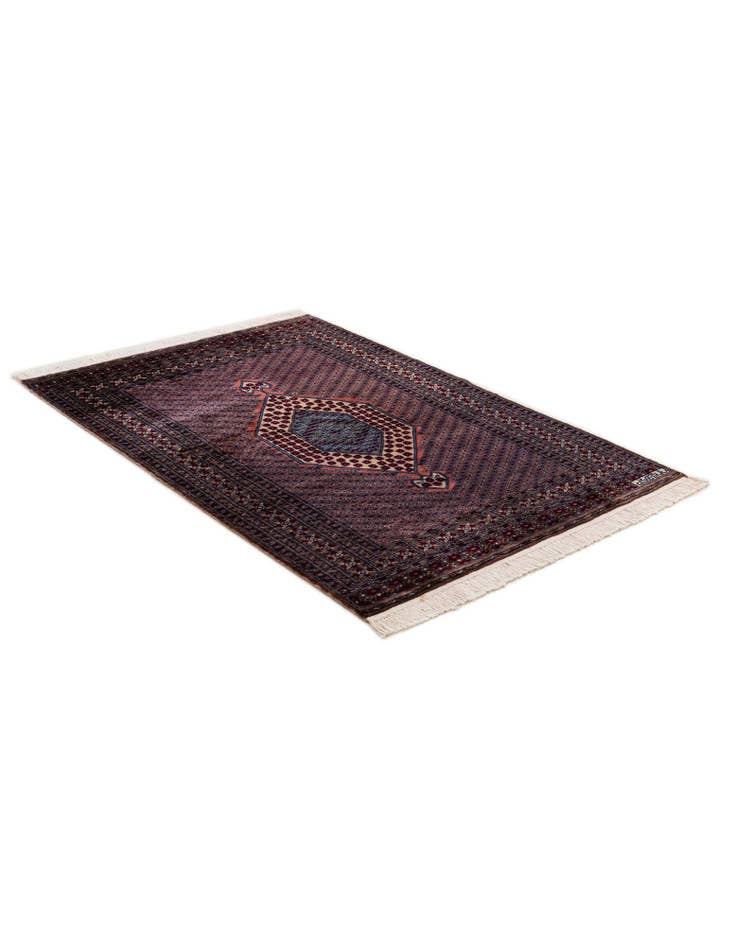 Detail image of 4' 3 x 6' 2 Hand Knotted Bokhara Wool Rug