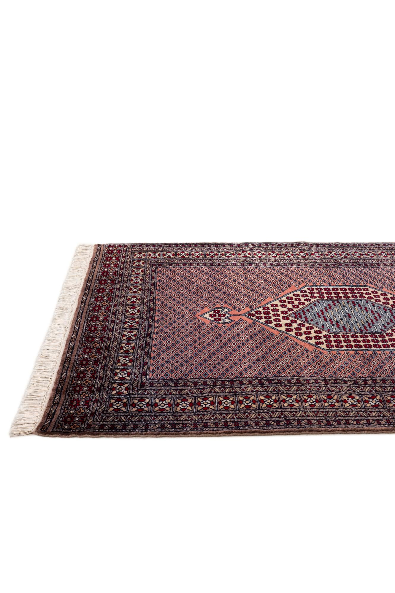 4' 3 x 6' 2 Hand Knotted Bokhara Wool Rug