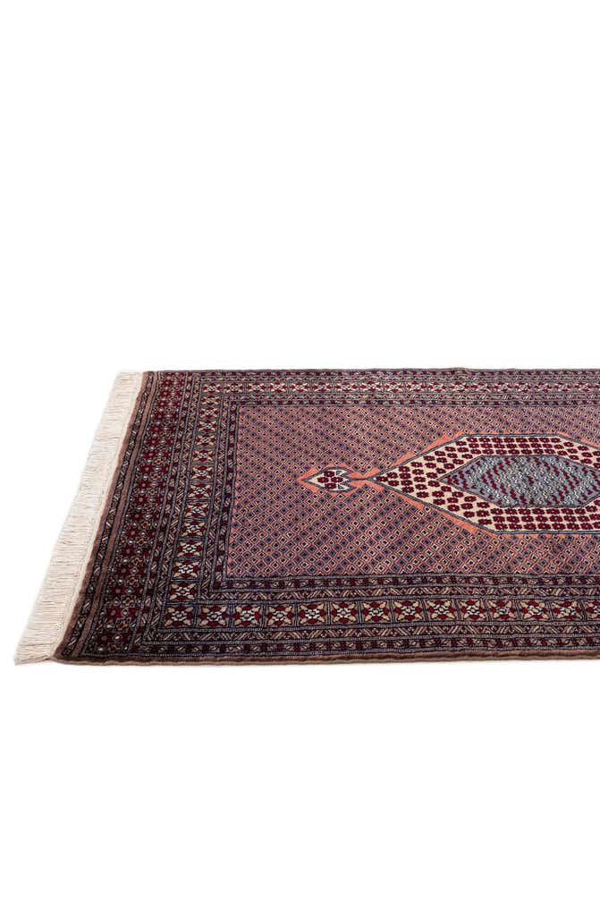 4' 3 x 6' 2 Hand Knotted Bokhara Wool Rug