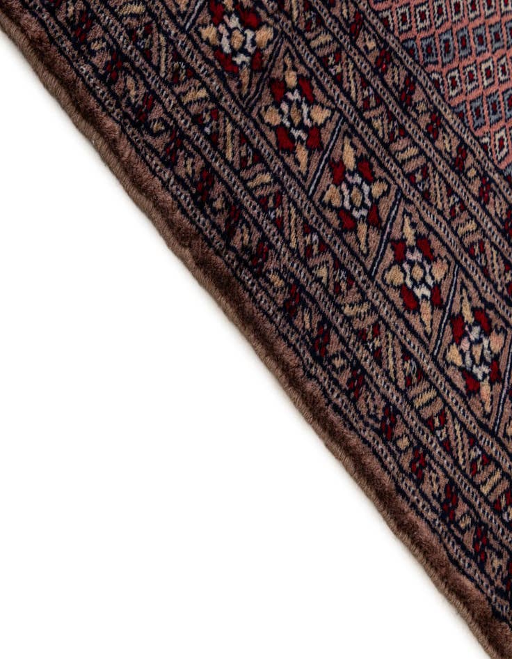 Detail image of 4' 3 x 6' 2 Hand Knotted Bokhara Wool Rug