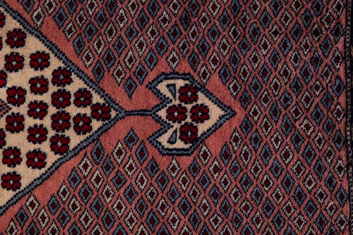 4' 3 x 6' 2 Hand Knotted Bokhara Wool Rug