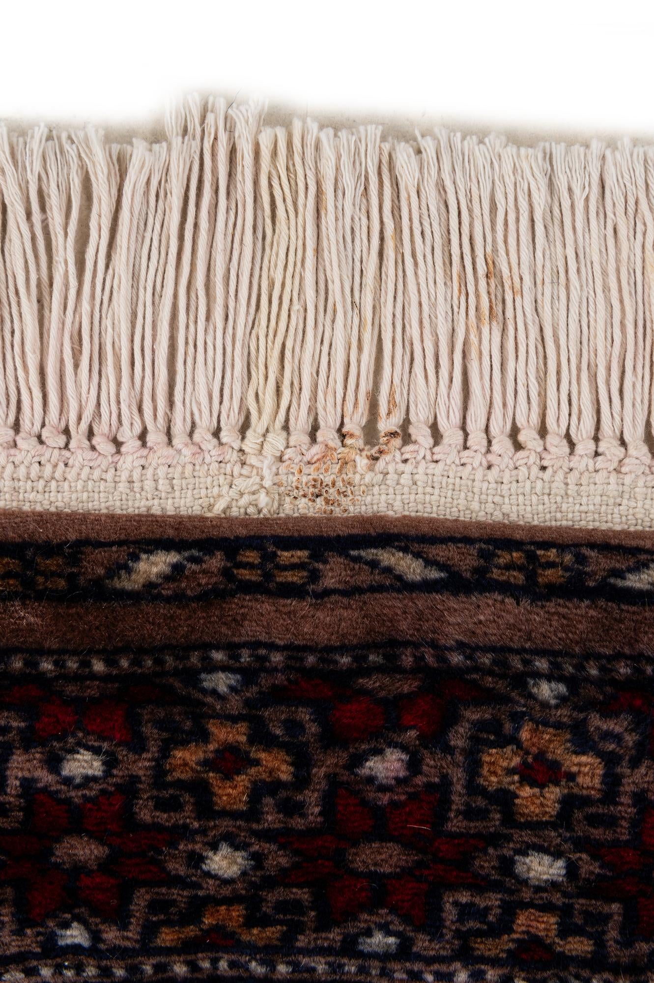 4' 3 x 6' 2 Hand Knotted Bokhara Wool Rug
