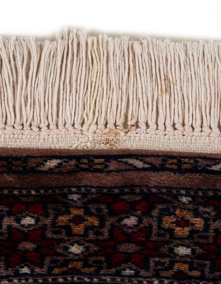Detail image of 4' 3 x 6' 2  Hand Knotted Bokhara Wool Rug