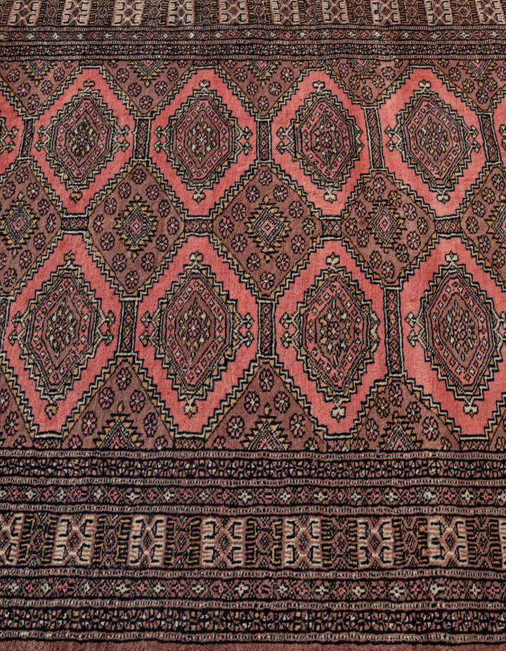 4' 2 x 5' 9 Hand Knotted Bokhara Oriental Wool Rug