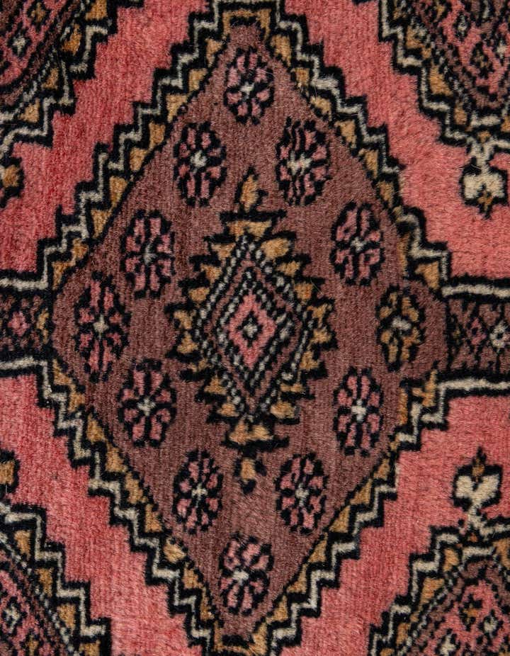 4' 2 x 5' 9 Hand Knotted Bokhara Oriental Wool Rug