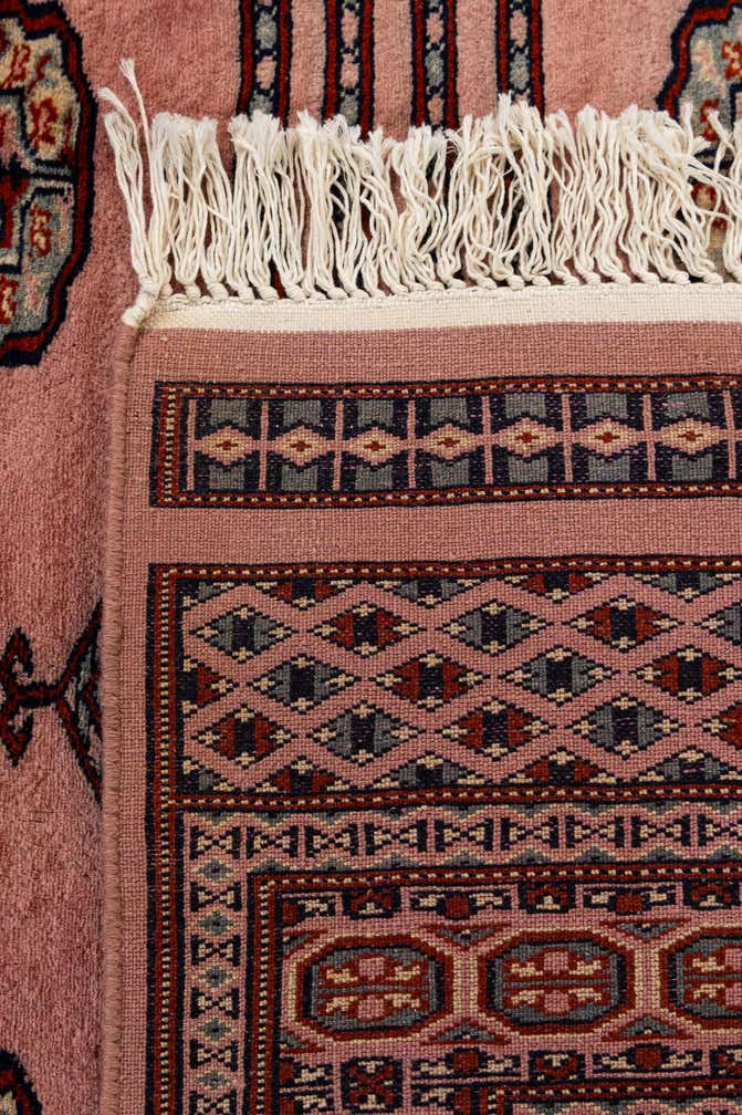 4' x 6' 6 Hand Knotted Bokhara Oriental Wool Rug