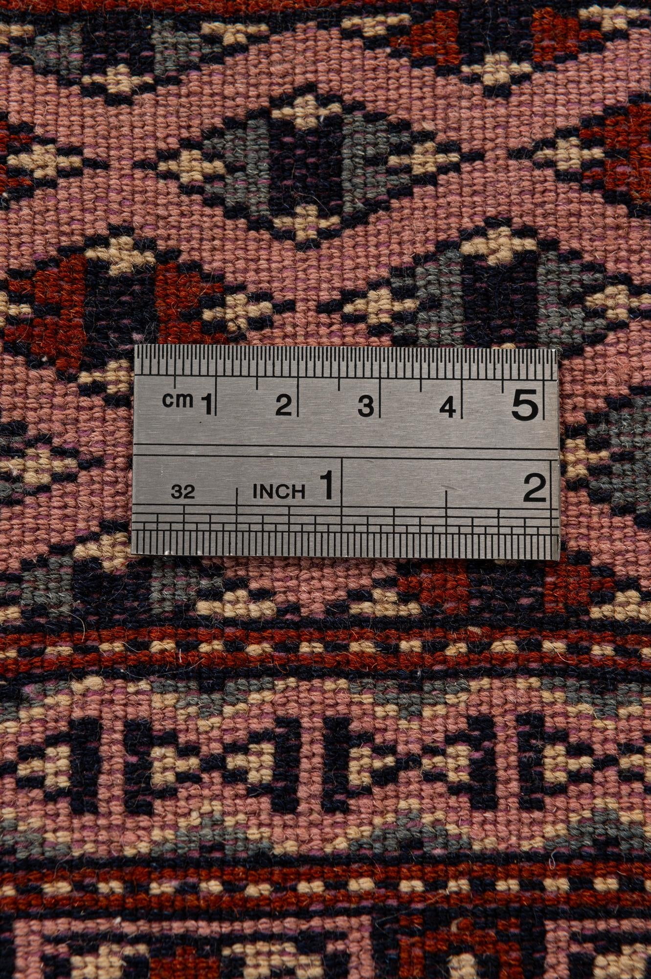 4' x 6' 6 Hand Knotted Bokhara Oriental Wool Rug