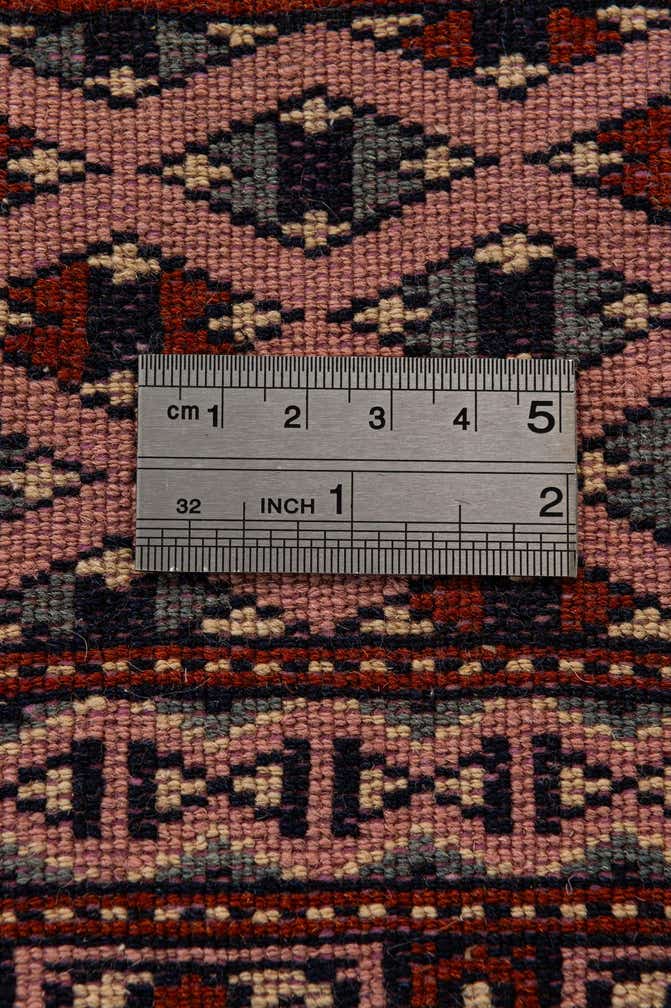 4' x 6' 6 Hand Knotted Bokhara Oriental Wool Rug