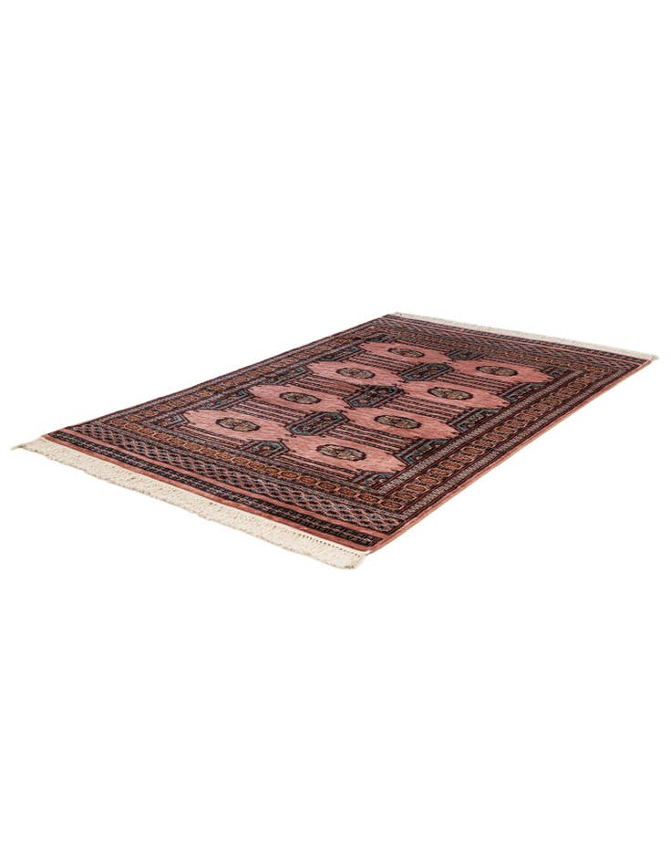 Detail image of 4' x 6' 6 Hand Knotted Bokhara Oriental Wool Rug