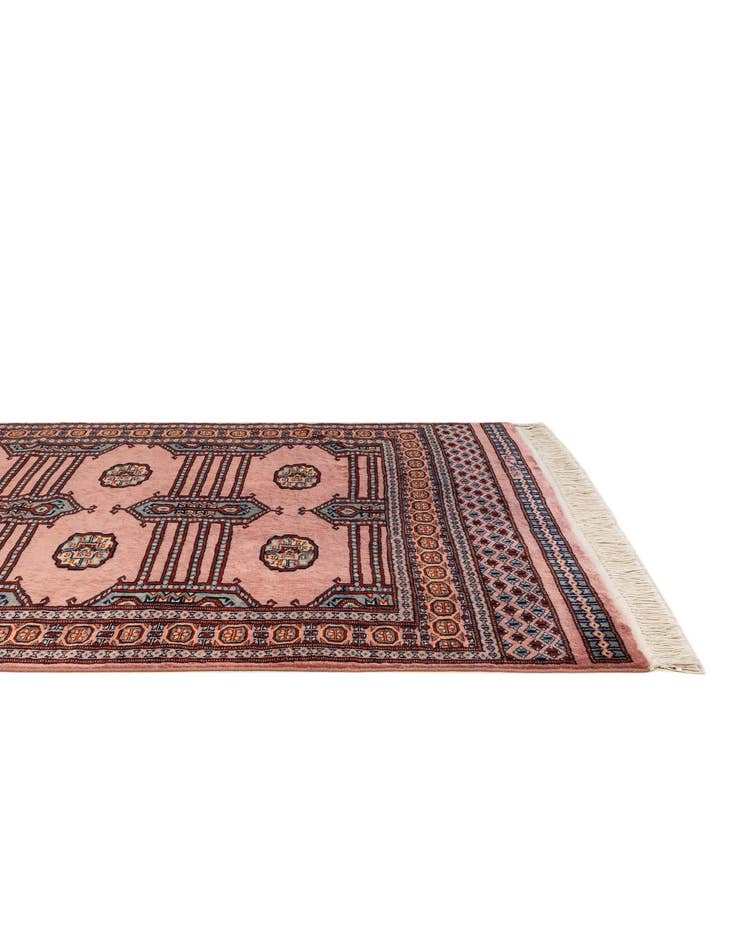 Detail image of 4' x 6' 6 Hand Knotted Bokhara Oriental Wool Rug