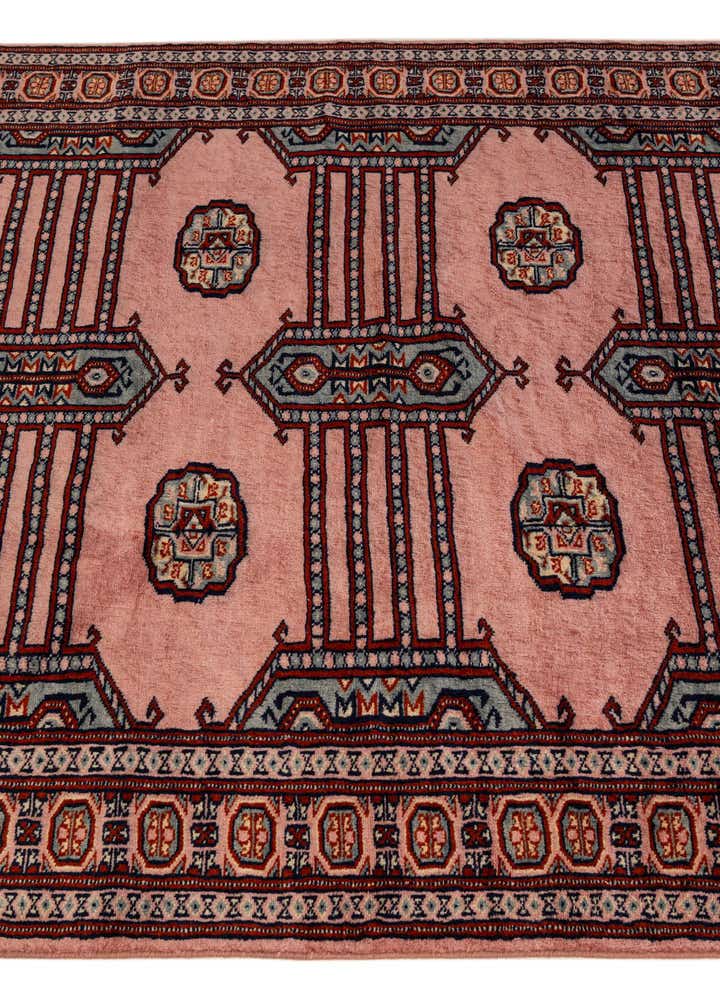 4' x 6' 6 Hand Knotted Bokhara Oriental Wool Rug