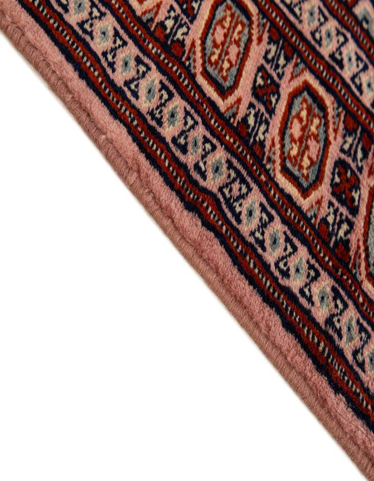 Detail image of 4' x 6' 6 Hand Knotted Bokhara Oriental Wool Rug