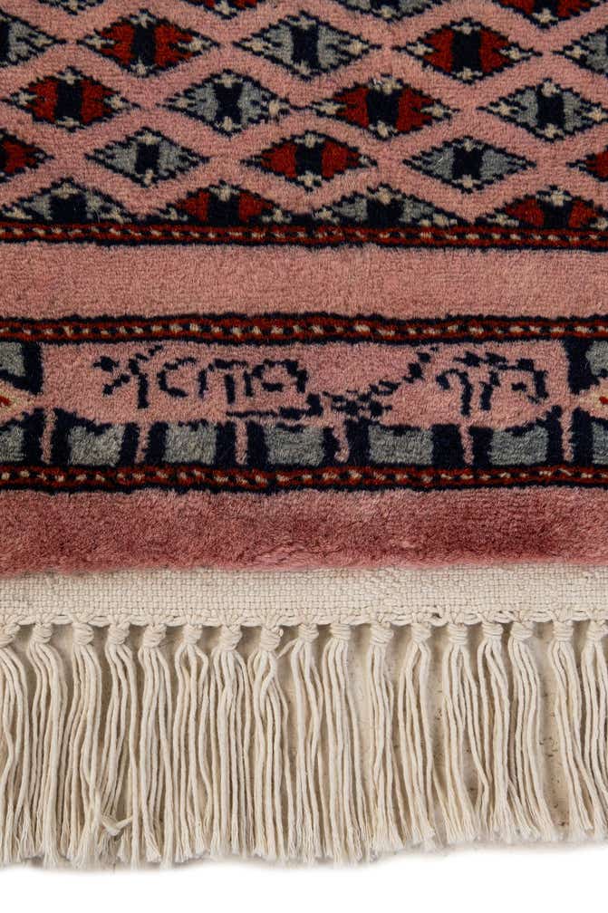 4' x 6' 6 Hand Knotted Bokhara Oriental Wool Rug