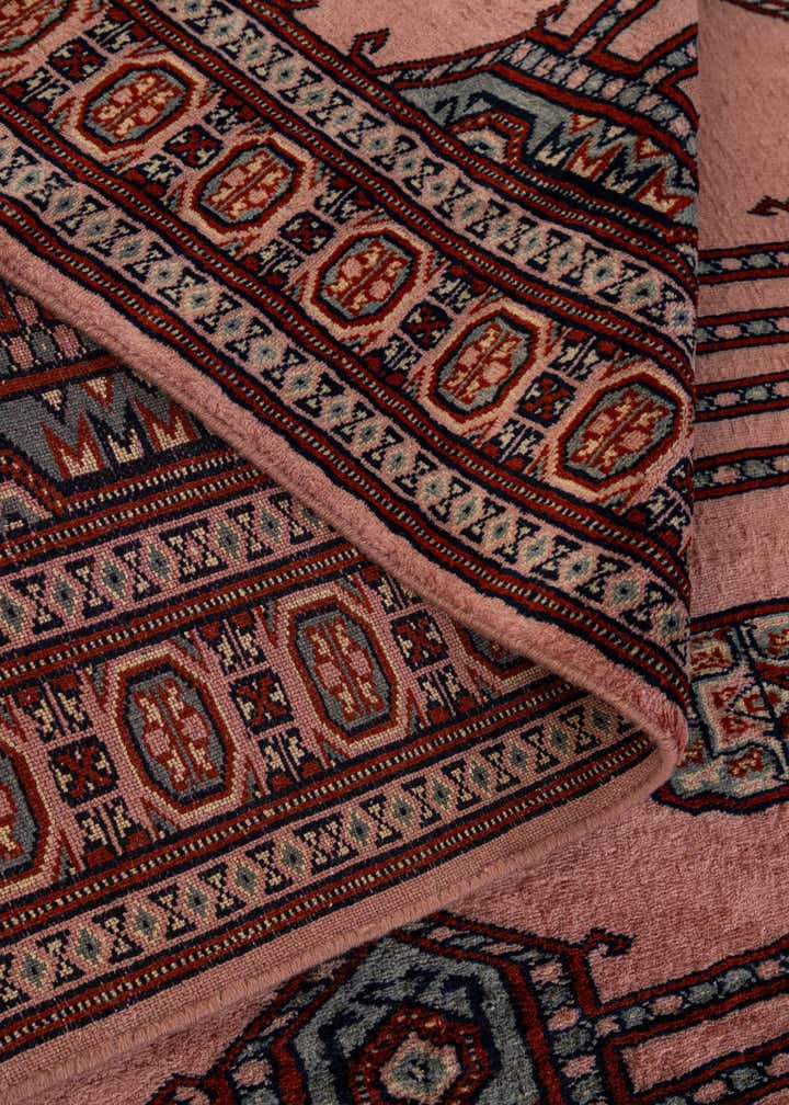 4' x 6' 6 Hand Knotted Bokhara Oriental Wool Rug