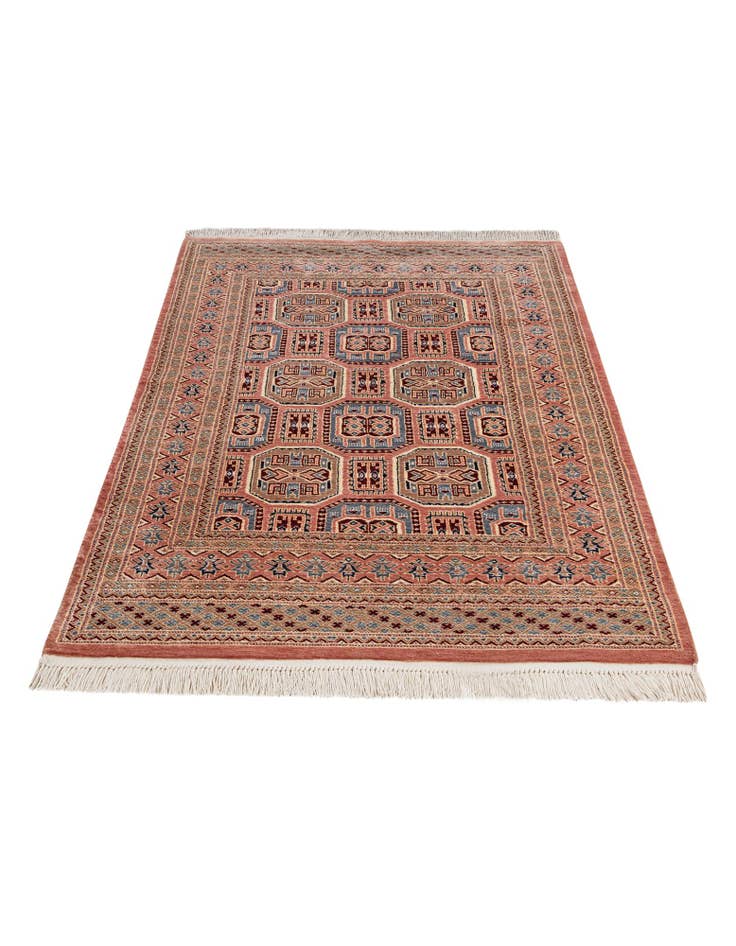 Detail image of 4' 2 x 6' 6 Hand Knotted Bokhara Rug