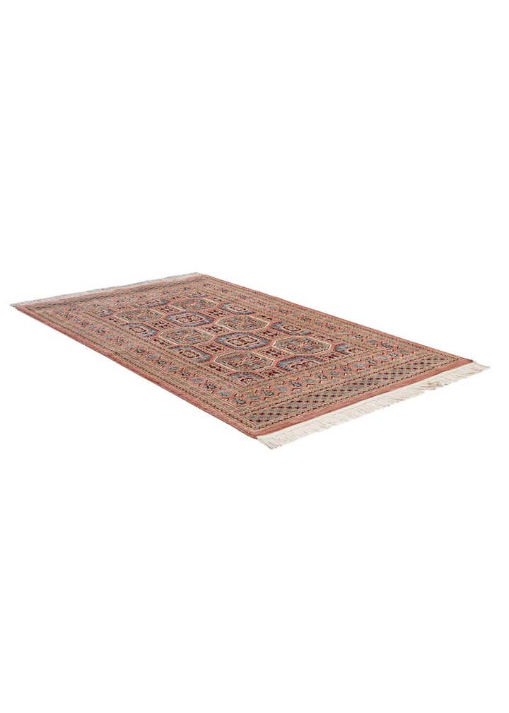 4' 2 x 6' 6 Hand Knotted Bokhara Rug