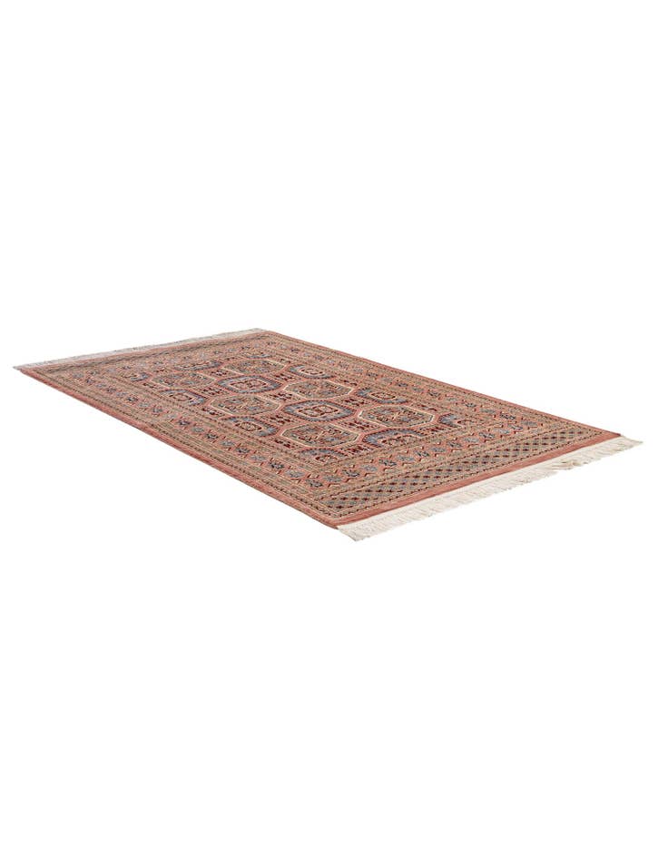 Detail image of 4' 2 x 6' 6 Hand Knotted Bokhara Rug