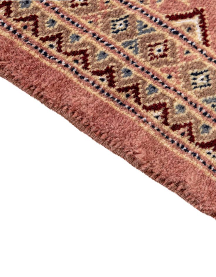 Detail image of 4' 2 x 6' 6 Hand Knotted Bokhara Rug