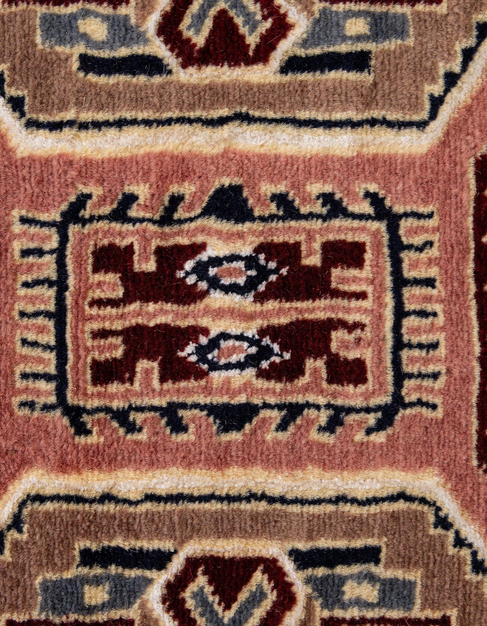 4' 2 x 6' 6 Hand Knotted Bokhara Rug