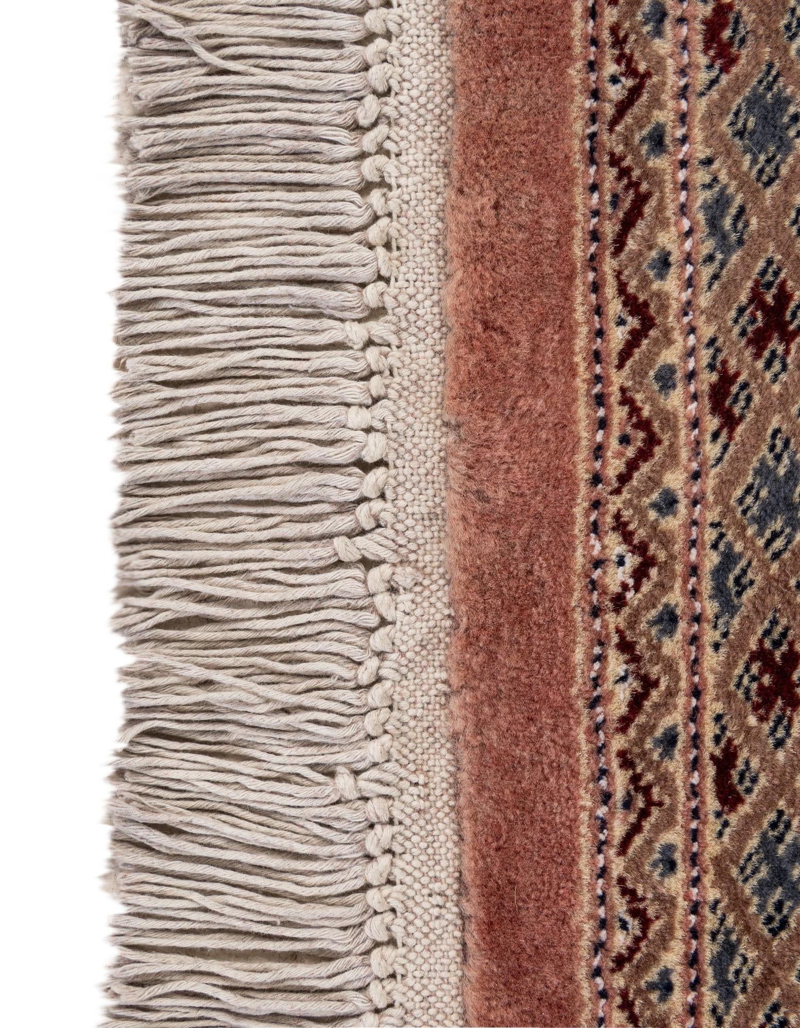 4' 2 x 6' 6 Hand Knotted Bokhara Rug
