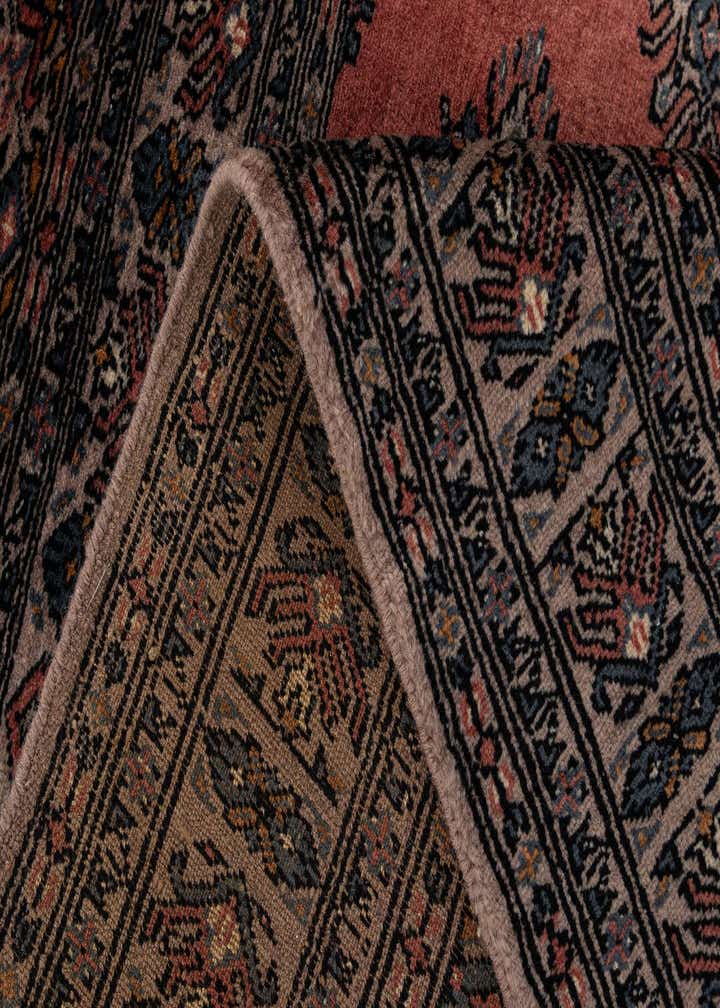 4' 1 x 6' 1 Hand Knotted Bokhara Oriental Wool Rug