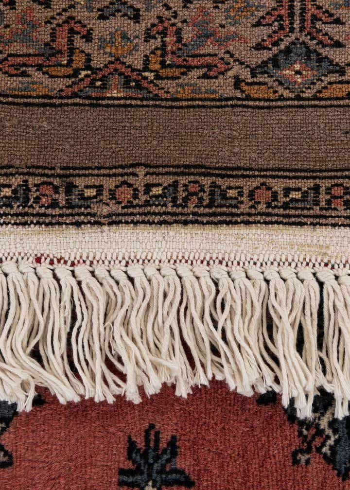 4' 1 x 6' 1 Hand Knotted Bokhara Oriental Wool Rug