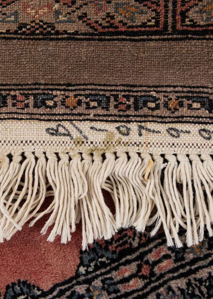 4' 1 x 6' 1 Hand Knotted Bokhara Oriental Wool Rug