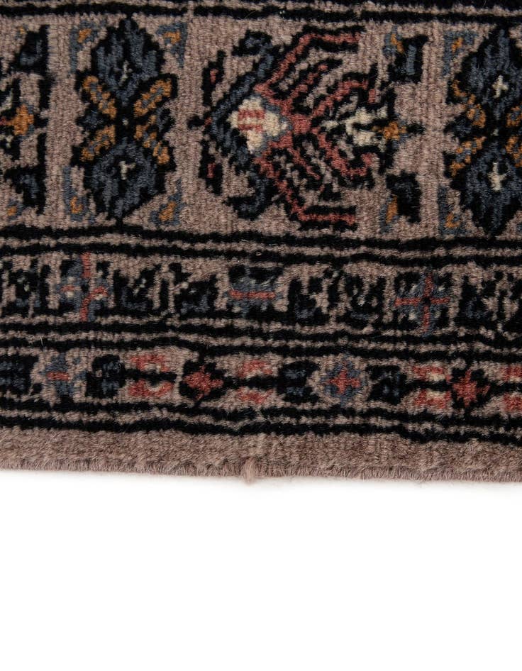 Detail image of 4' 1 x 6' 1  Hand Knotted Bokhara Oriental Wool Rug